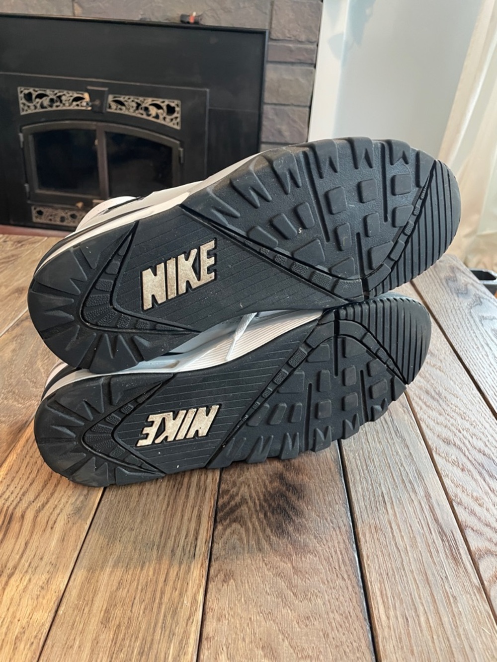 Nike Air Trainer SC High Raiders Helmet Retro Sneakers Size 10 Gray/Black/White - Picture 11 of 11